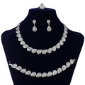 Jewelry Set Luxury Vintage Droplets Dignified Women Wedding Party Bridal Round Jewelry Set CN1296 Parure Bijoux Femme Mariage MegaBDM