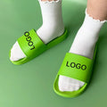 Slippers Manufacturer Black PVC Flat Soft Comfy Slides Multi Colors Custom Logo Man Shoes Customized Sandals for Men Women