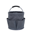 Portable Canvas Picnic Basket for Outdoor Beach & Home Shopping Foldable Storage Toiletries Bath Basket