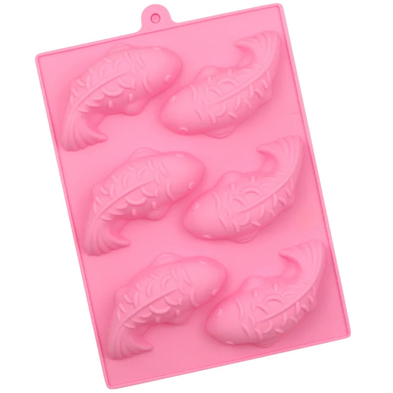 Professional Factory Directly Supply Low Price Saffron Fish Theme Silicone Mold OEM/ODM Welcome for Soap Mousse