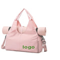 New Custom Logo Gym Tote Bag Yoga Sports Bag Multifunctional Lightweight Travel Duffel Yoga Mat Bag with Shoe Compartment