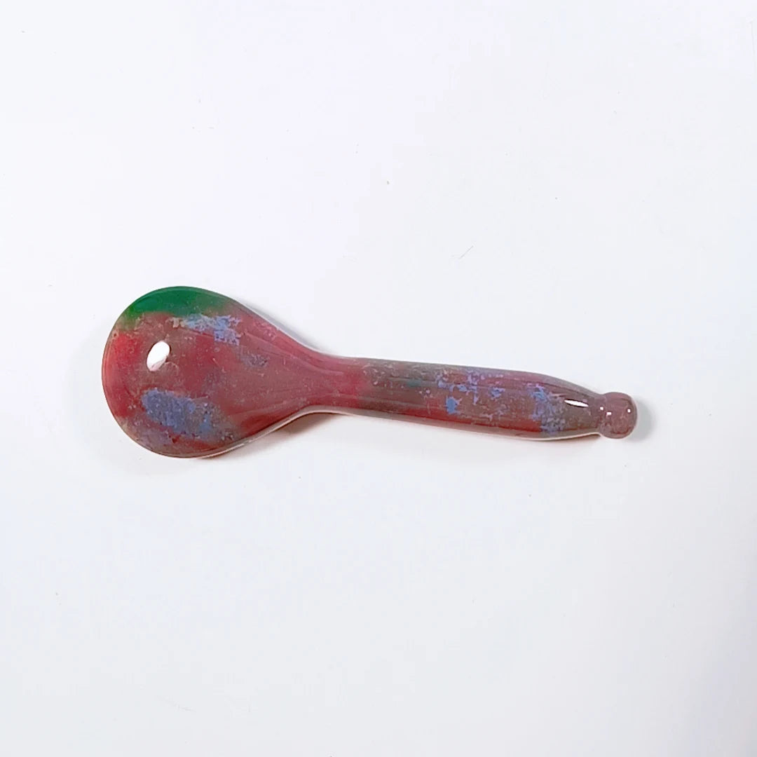 HZ Crystals Indian Agate Spoon Shape Quartz Gua Sha Stone