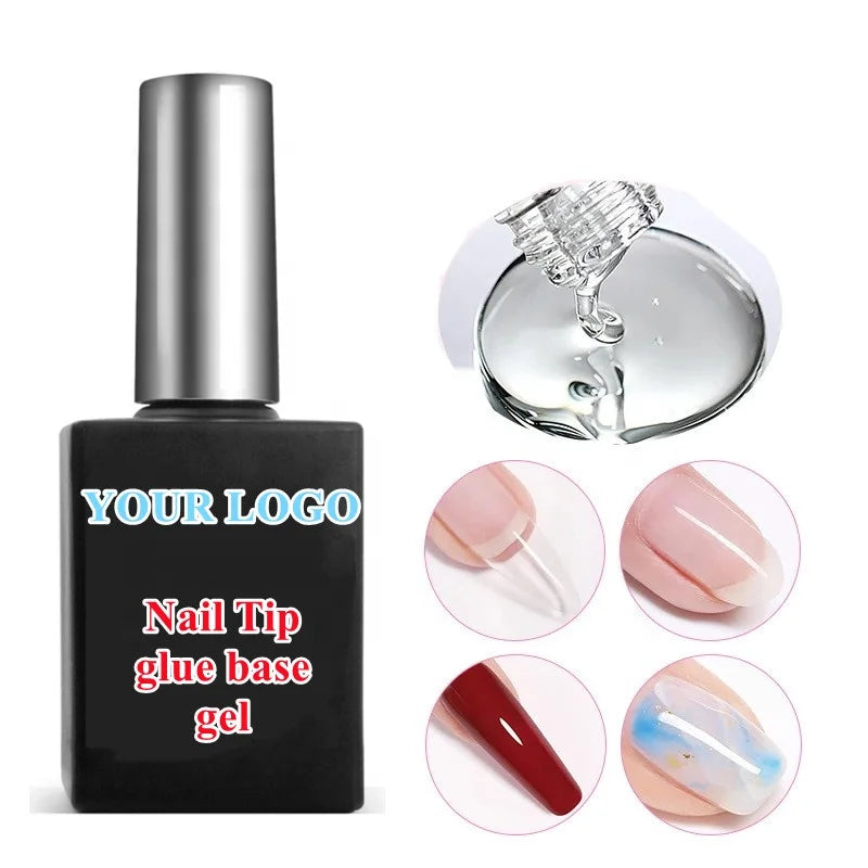 Factory Price 4-in-1 UV LED Gel 15ML Soak-off Multifunction with Private Label Rubber Base Reinforcement and Tips Glue Gel