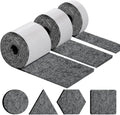 Hot Sale in Stock Custom Strong Selfadhesive 4mm Thick Chairs Leg Foot Cover Furniture Wall protection Cut Diy Felt Gliders