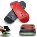 Wholesale 100x34mm Canadian Maple Wood Finger Skateboard Professional Mini Fingerboard with Double Kick Bearings Bulk