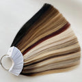 2025 New Haiyi Color Ring Hair Chart 100% Human Hair Color Ring With 39 Colors for Hair Extensions
