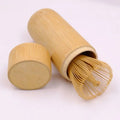 ESTICK Mini Bamboo Matcha Utensil Set Travel Ceremony Bowl Making Tool & Tea Whisk Set Chasen Holder for Drinkware Use