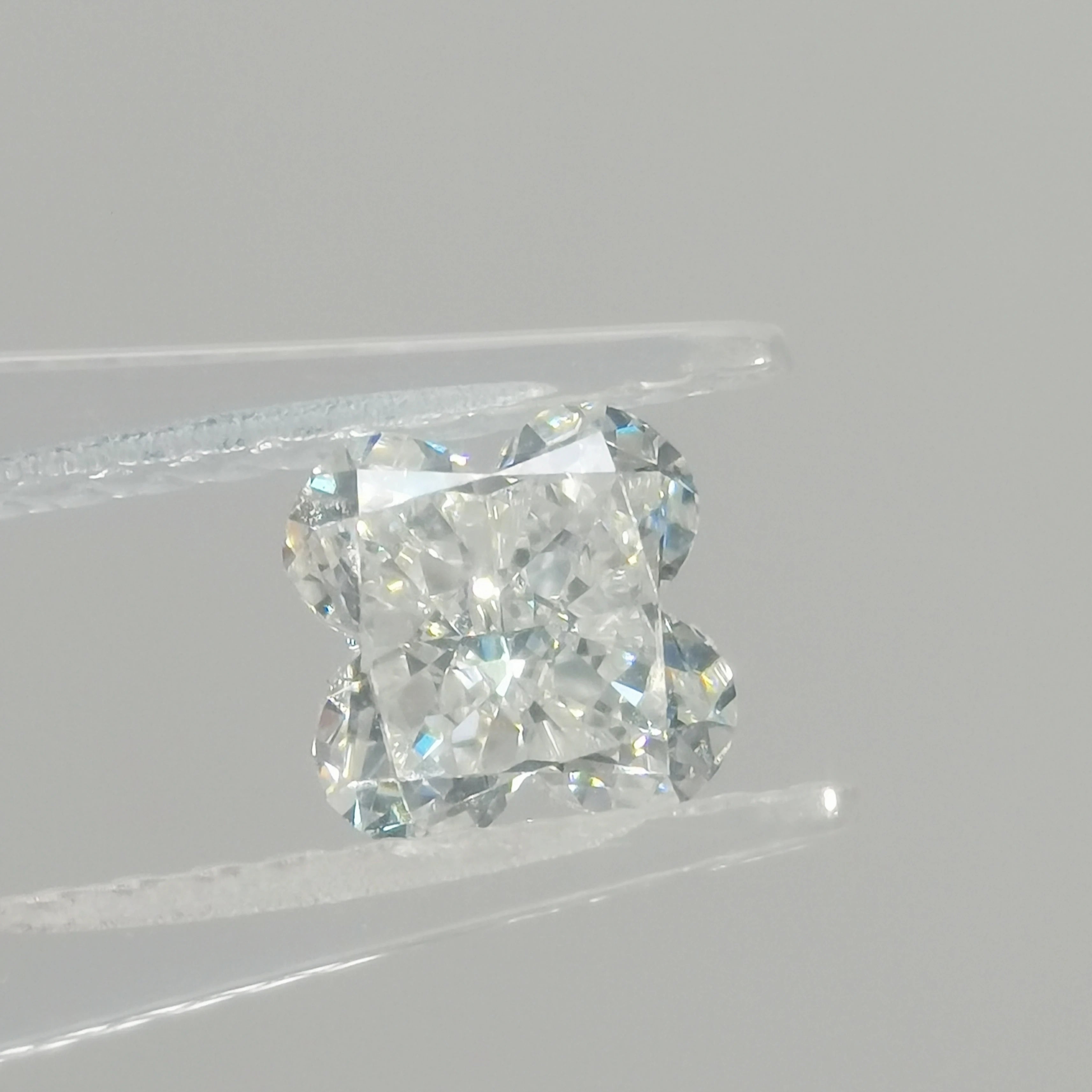 VOAINO 1.25CT D VS1 Cvd Diamond Tester Lily Cut Jewelry Synthetic Lab Grown Diamonds Gia Certified Hpht