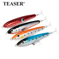 WD127 45g 190mm Wholesale Hand Made Fishing Stickbait Wooden Pencil Lure Top Water Floating Fishing Lures