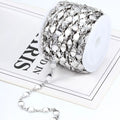 Handmade O-Shape Chain Roll Wholesale Fine Jewelry Making Accessories Shiny Stainless Steel Necklace Supplies for Wedding & Gift