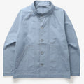 Men's 100% Cotton Regular Fit Jackets Raglan Sleeve Stand Collar Casual Jackets