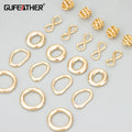 MD65 High Jewelry Accessories 18k Gold Rhodium Plated Copper Charm Handmade DIY Pendants Connector Making Findings 10pcs/lot