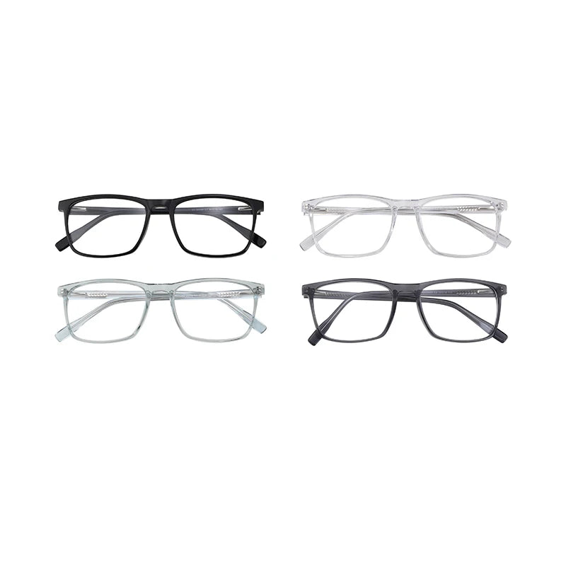Custom Logo Fashion Unisex Acetate Eyeglasses Frames Anti Blue Light Prescription Glasses Optical Frames