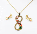 BMZ 2026 New Arrival Simple Necklace Steel Stainless Steel Infinity Necklace