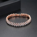 SC Fashion Multilayer Zircon Love Heart Bracelet Luxury Full Crystal Tennis Bracelet for Women Men Party Jewelry