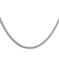 Factory Wholesale Titanium Steel Wheat Keel Chain Necklace Heavy Mens Necklace Chain Jewelry