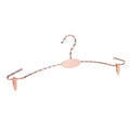 Commercial Durable Metal Senior Customized Close Fitting Clothing Lingerie Hangers