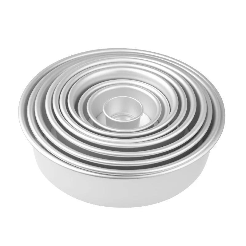 Hot Sales 6' 8' Inch Carbon Steel Non-stick Round Cheesecake Pan Chiffon Cake Mold With Removable Bottom Baking Pan Pastry Tools