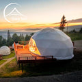 Transparent Wild Luxury Glamping Igloo Dome Tent for Commercial Hospitality