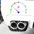 Fuel Gage Empty Coffee Car Laser Sticker Window Door High Gas Consumption Decal Gift Die Cut Decals Laptop Window Glass