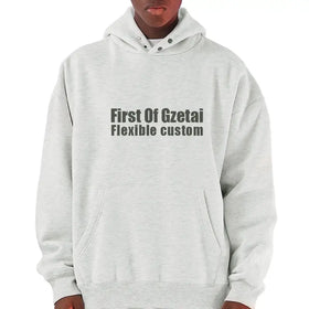 High Quality Heavyweight Men's Embroidered Lined Cotton Fleece Hoodie Fashion Brand Custom Oem Logo Oversized Hooded Winter