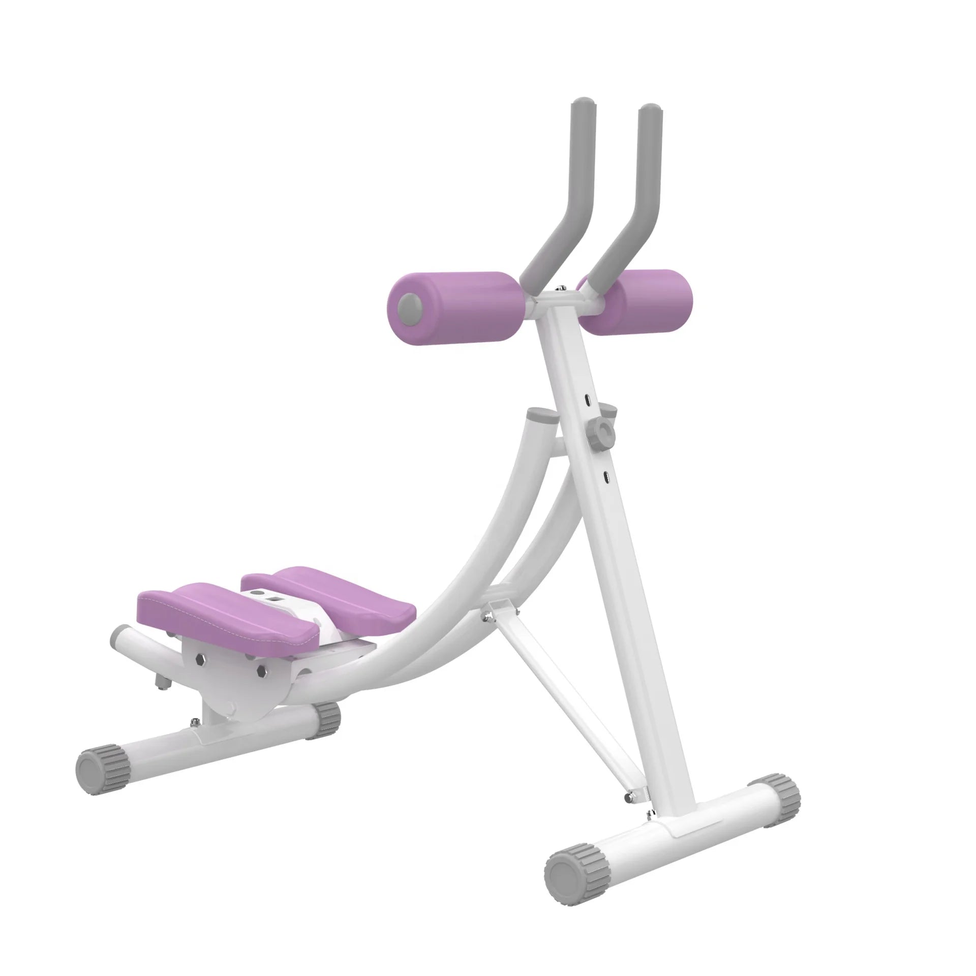 CHENGMO SPORTS Home Gym Equipment Foldable AB Cruncher Belly Roll Machine Rotatable Abcoaster Abdominal Workout Machines
