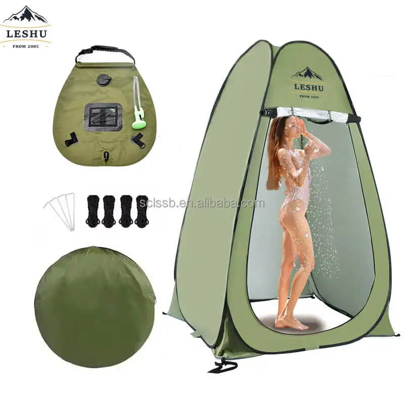 Outdoor Solar Camping Shower Bath Bag Tentt Pop up Tente Outdoor Camping Glamping Privacy Shelter Tent Camp Bathroom