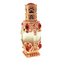 Stock United Arab Emirates Luxury Engraved Glass Metal Opaque Private Label Female Perfume Empty Bottle Pack Dubai