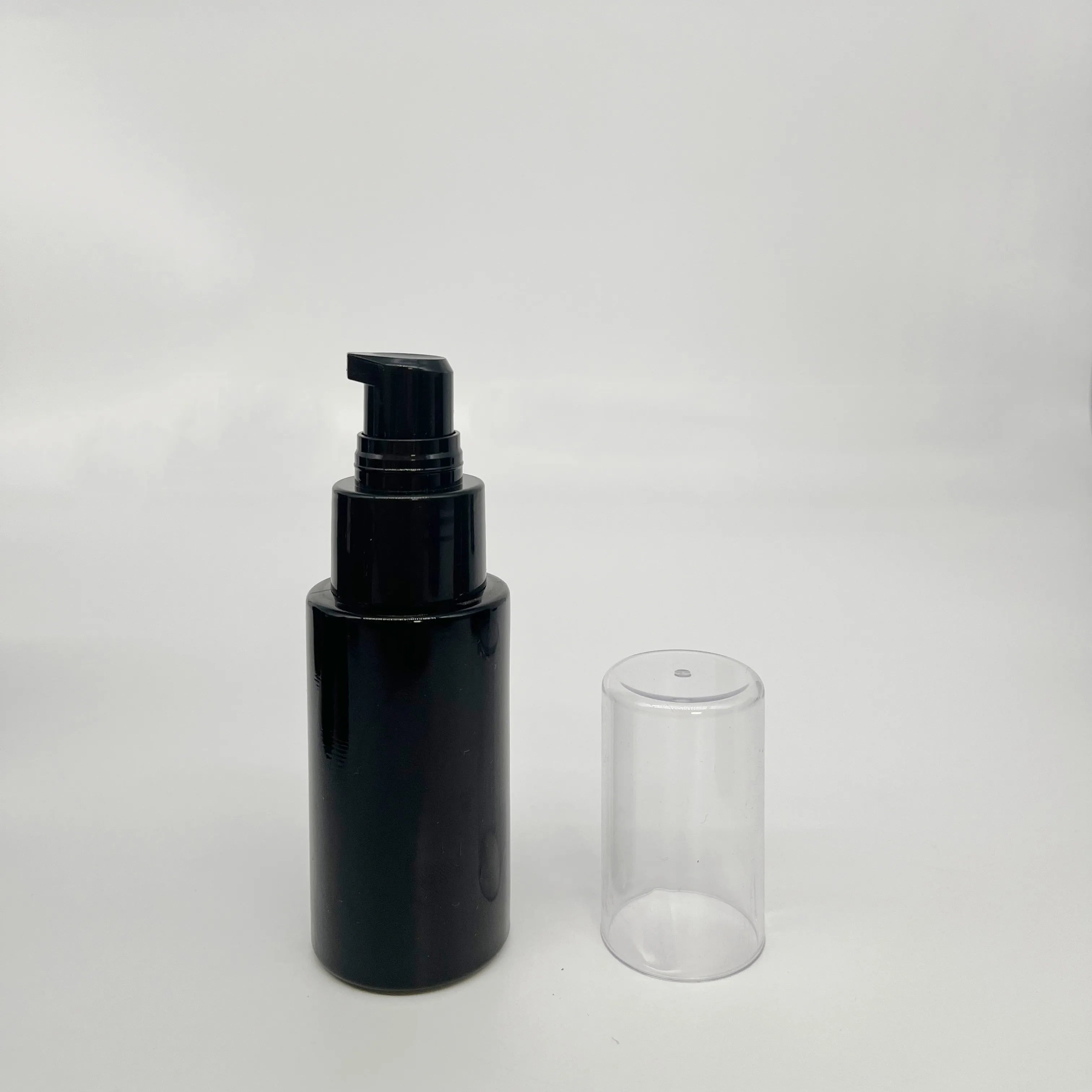 Amber Violet Black Apothecary Jar 30ml 60ml 100ml 250ml 500ml Lab Accessories Lotion Glass Bottle Package for Sale
