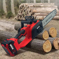 Professional Wosai Red Handheld Wood Cutting Tool Anti-slip 12 Inches Mini Electric Brushless Circular Saw Set Battery Powered