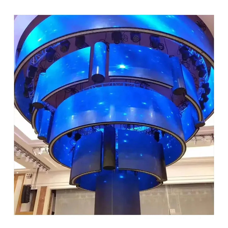 Customized Led Display Screen P2.5mm Indoor Soft Curved Flexible LED Display Module