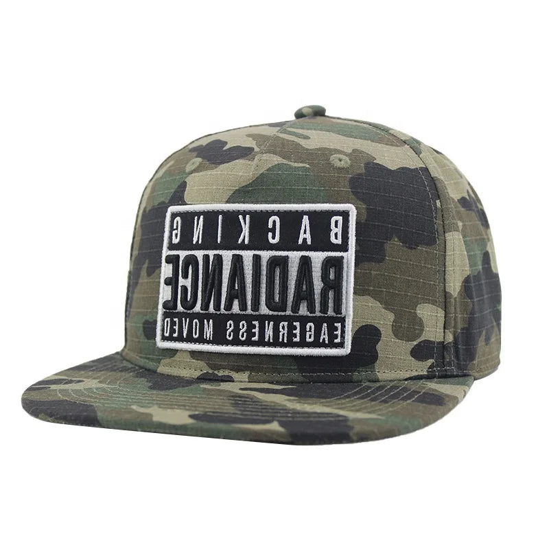 Vintage Sports Cap Man Dad Camo Snapback Hat Stretch Fit Elastic Gorras Planas
