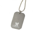 Custom 2MM Thick 2D CNC Carved Aluminum Hang Tags Metal Printing Craft Chains in Custom Shape and Size