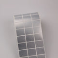 Adhesive Blank PET/PVC Barcode Labels Matte Silver/white Thermal Transparent Sticker Polyester Glossy Waterproof Label Custom