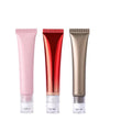20g 50 ml Plastic Eye Cream Squeeze Tube with Three Roller Ball Stainless Steel Ball Applicator for Massage