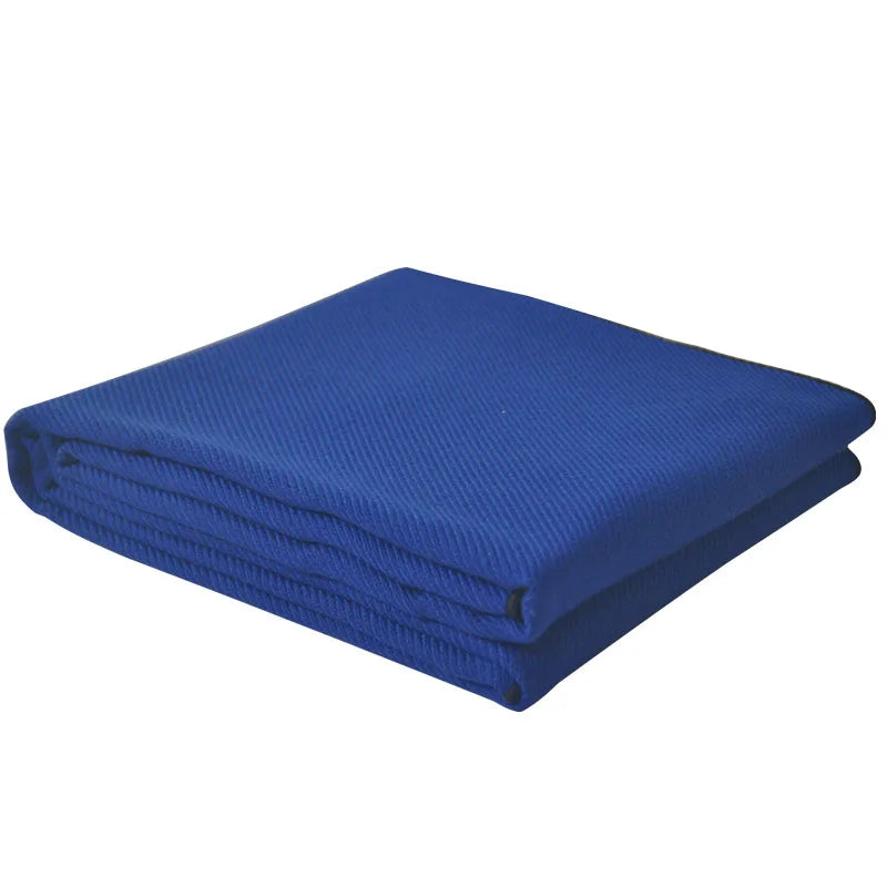 BLUE PHOENIX 100% Polyester Airline Blanket Woven Technics Flame Retardant Plain Lock Stitching Solid Color Blanket