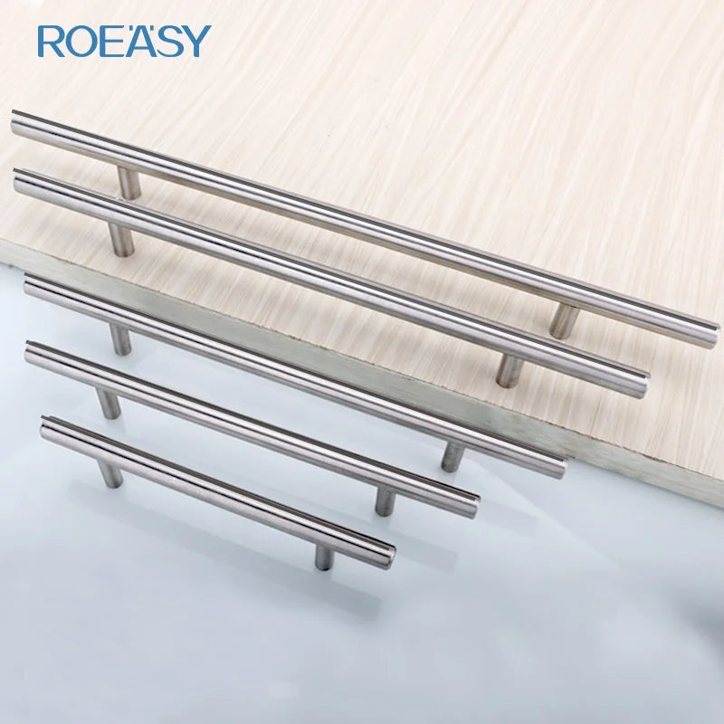 Roeasy 9609 Stainless Steel Hollow Cabinet Pull Handle Hot Sale Kitchen Drawers Dressers Bedrooms Hotels Living Rooms Warehouses