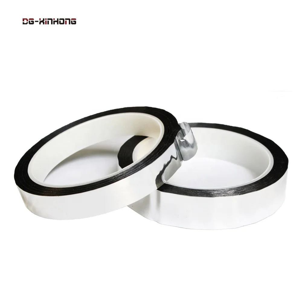 2- Glossy Silver PET Polyester Film Aluminized Metal Mirror Lineation Pinstripe Reflective Mylar DIY Decoration Adhesive Tape