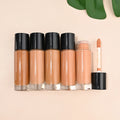 Facial Cosmetic Private Label Vitamin E Moisturizing Creamy Skin Care Dewy Oil Control Full Coverage Highlight Liquid Foundation