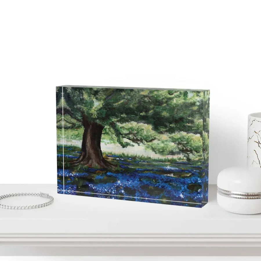 UV Printed 4x6 Custom Acrylic Logo Art Photo Display Block Blank Cube Block
