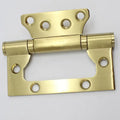 Light Luxury 4 Inches Gold Stainless Steel 2BB Pivot Hinge Butterfly Type Flush Door Hinge for Bathroom Wooden Door Accessories