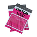 Custom logo Temper Proof Australia Plastic Polymailer Mailing Shipping Poly Mailer Reusable Courier Bags with Waybill Pouch