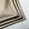PFAS FREE Waterproof Metallic Faux Leather PU Fabric with Polyester Backing Customized Color for Dress