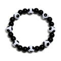 Wholesale Handmade Geometric Classic Soccer Football Beads Bracelet for Men Stretch Charm Bangle Fans Gift