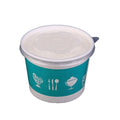 Disposable Paper Bowl Ice Cream Paper Cup White Eco Friendly Food Grade Salad Bowl