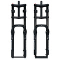 20/26 Inch 32mm MTB DH Air Suspension Electric Fat Bike Double Crown Fork with 190mm Travel Magnesium Alloy-MAGICBROS MG-FK1352A