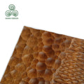 MUMU Oak Small Villa Style Customized 3D Interior Solid Timber Round Wall Tiles Board Panels
