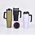 Double Wall Travel Mug Stainless Steel Regular Beer Tumbler Powder Coated Tumblers