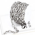 Selling by Meter Stainless Steel Metal Handmade Fine Chain Necklace Roll for Men Jewelry Bracelets Making