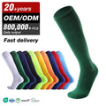 Men Sport  Hockey Football Long Socks Over Knee High Wholesale Young Man Soccer Sock Black
